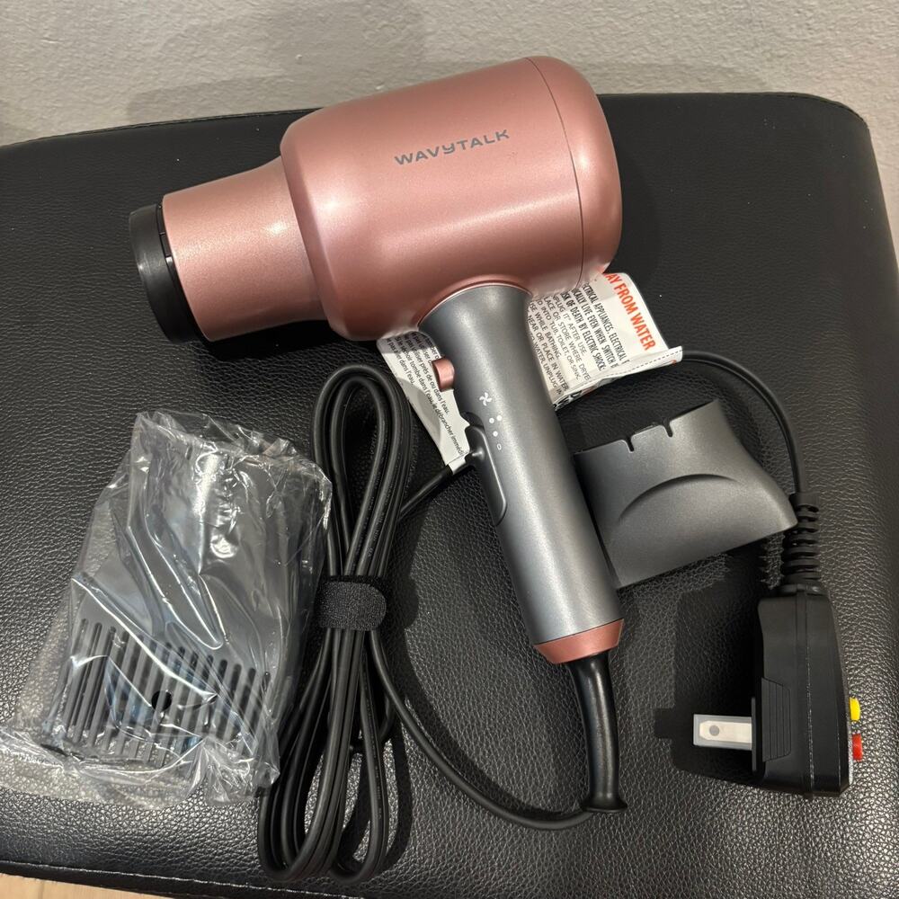 Wavytalk Hair Dryer Blown Away Ionic Curly Hair *MISSING DIFFUSER ATTACHMENT